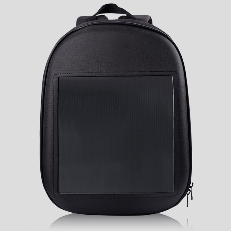 LED Smart Backpack With Display Electronic Subtitles Advertising Luminous Backpack
